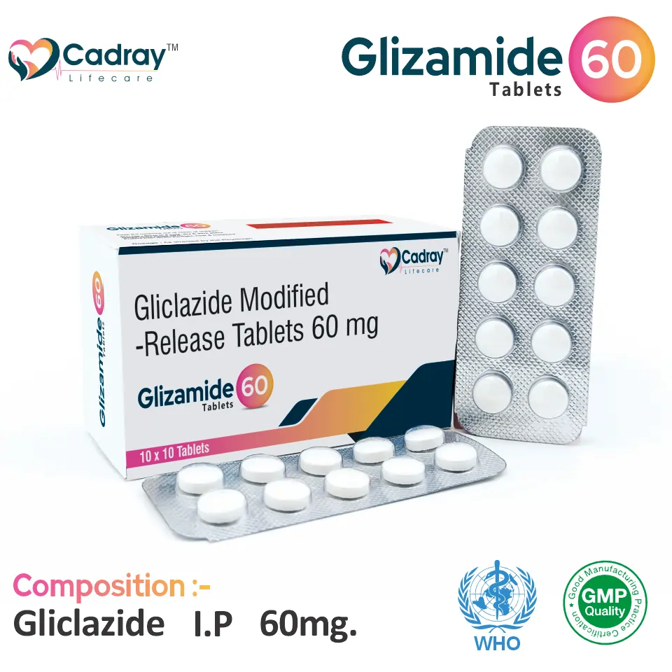Gliclazide 60mg Tablet PCD Pharma Franchise